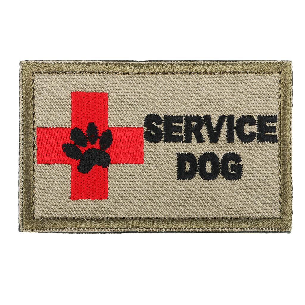 SERVICE DOG Embroidery Patch Sew-on Armband Applique Badge for Outdoor Bags Decoration