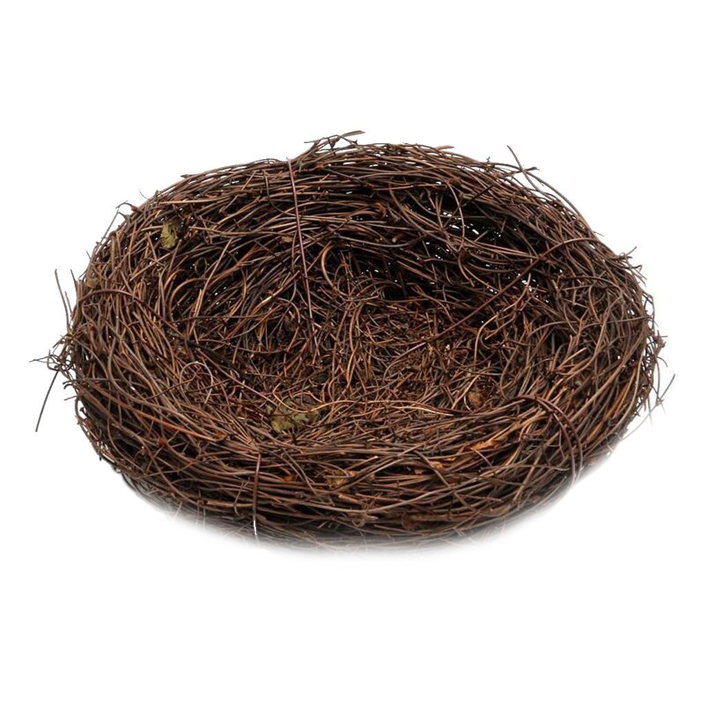 Nature Rattan Bird Nest Small Birds Bedding Holiday Decoration