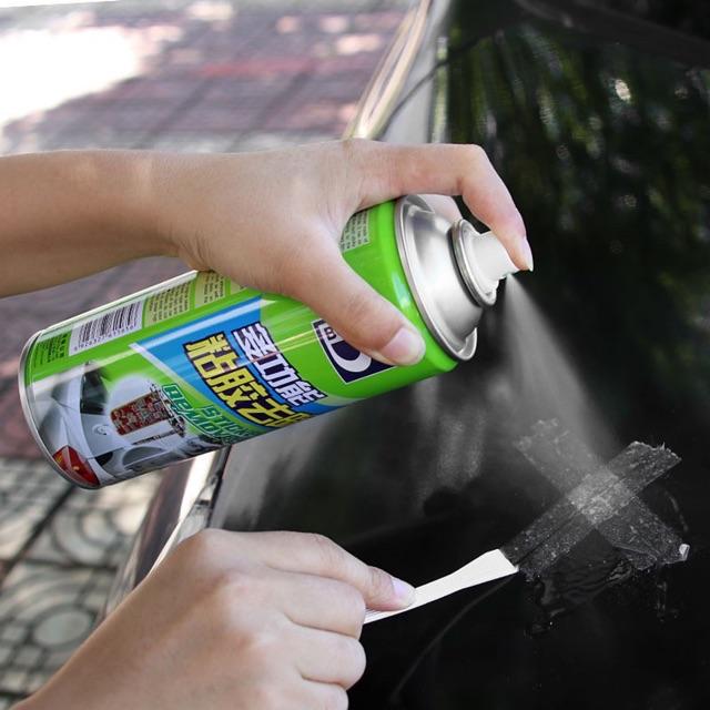Dung dịch tẩy keo đa năng, bình xịt vệ sinh nhựa đường bám trên xe Oto, tẩy bẩn trên đồ nội thất
