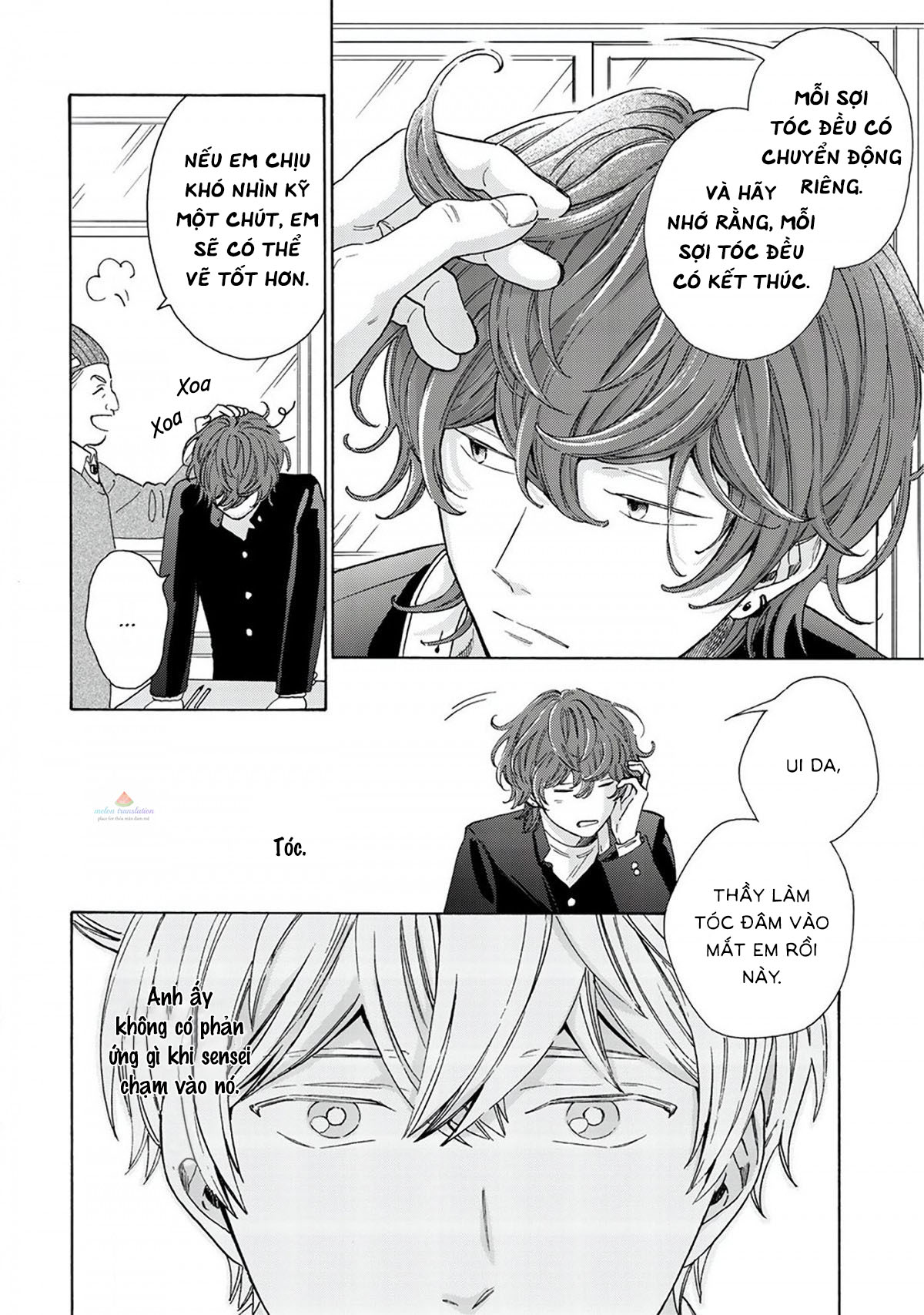 ngôi sao hạng nhất được vẽ bằng nụ hôn chapter 3 14