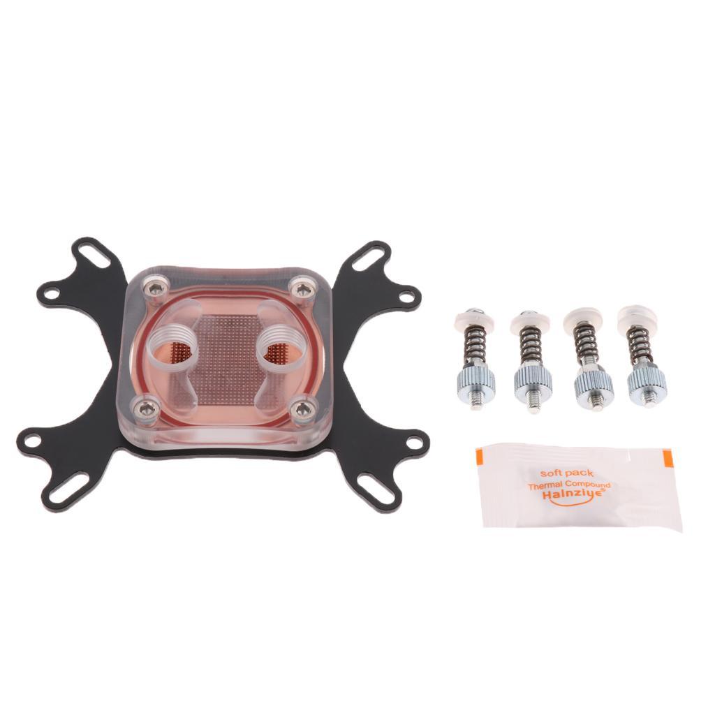 Professional CPU  Water Cool Block For INTEL 775/1150 Computer#3