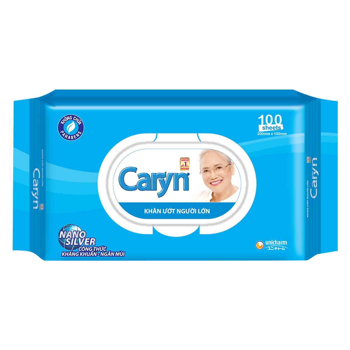 Tã Quần Caryn Loại Mỏng Nhẹ XL12 - Tặng 1 Khăn Ướt Caryn