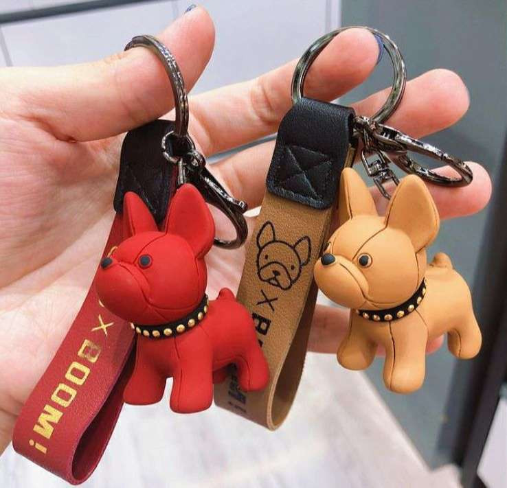Móc Khoá Hình Chó Bulldog