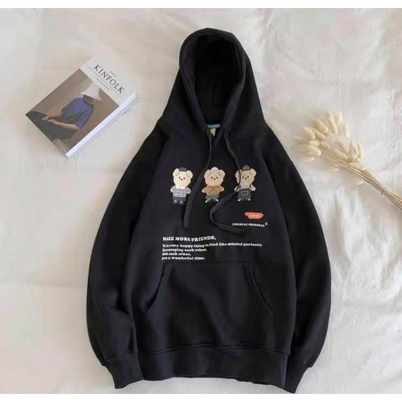 Áo HOODIE nỉ lót bông in hình cực xịn Form rộng Unisex NAM/Nữ cực chất
