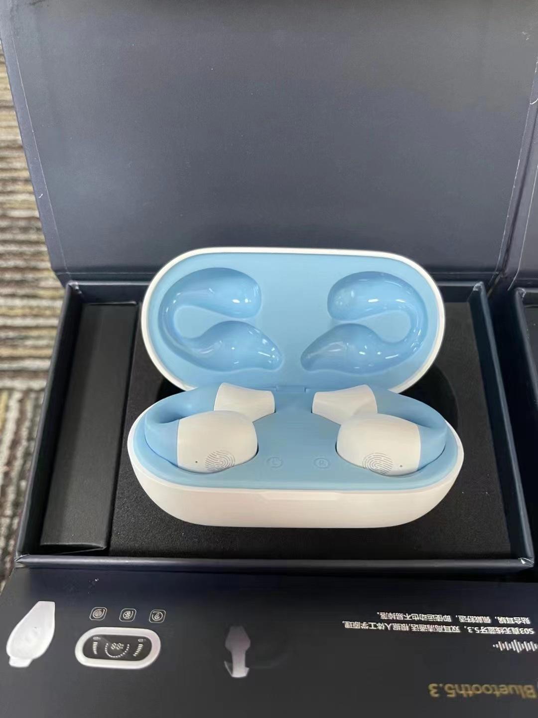 Đảm Bảo Chất Lượng S03 Riêng Mẫu Tai Nghe Bluetooth Non-In-Ear Kẹp Tai Không Dây Chân Thực Màn Hình Hiển Thị Kỹ Thuật Số Tai Nghe Chơi Game Chế Độ Kép