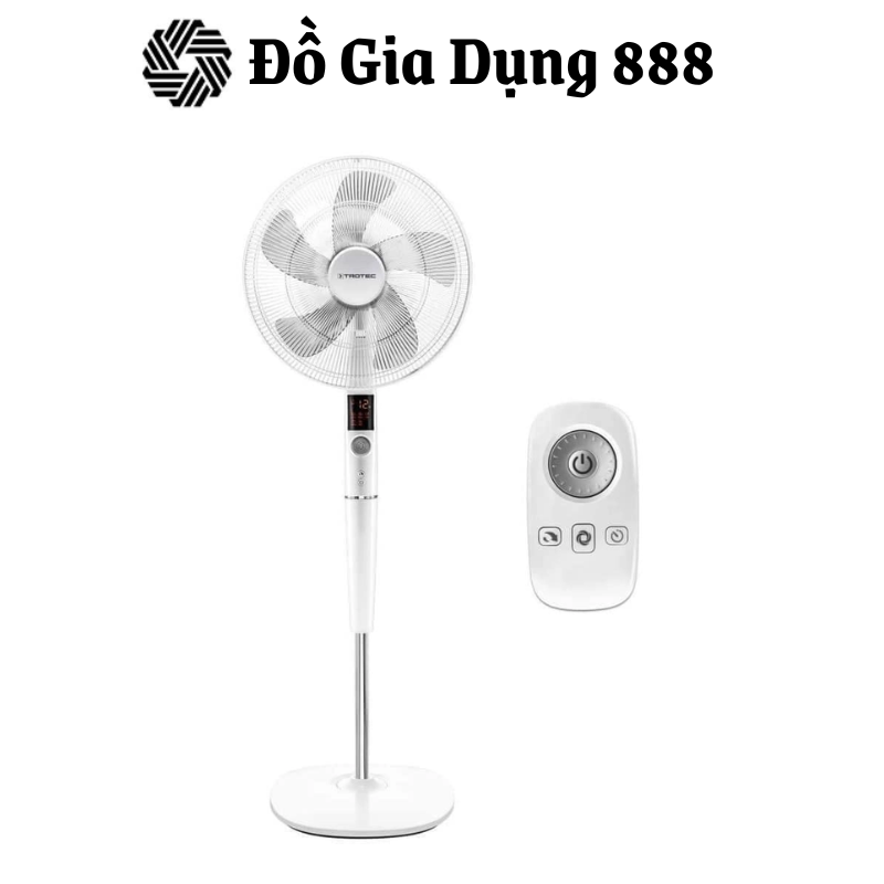 Quạt Cây Trotec TVE 26S, Quạt Đứng 26 Cấp Gió Có Điều Khiển, Tiết Kiệm Điện, Không Gây Ồn, Nhập Đức, BH 13 Tháng