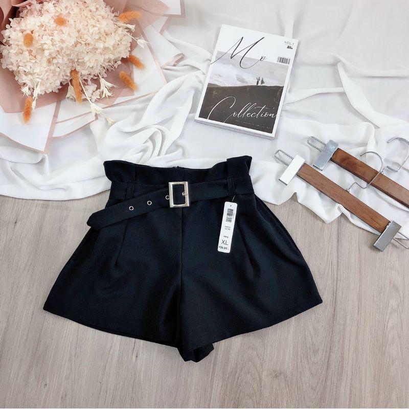 Quần short - quần đùi tuyết mua lưng cao tặng kèm thắt lưng - Q09