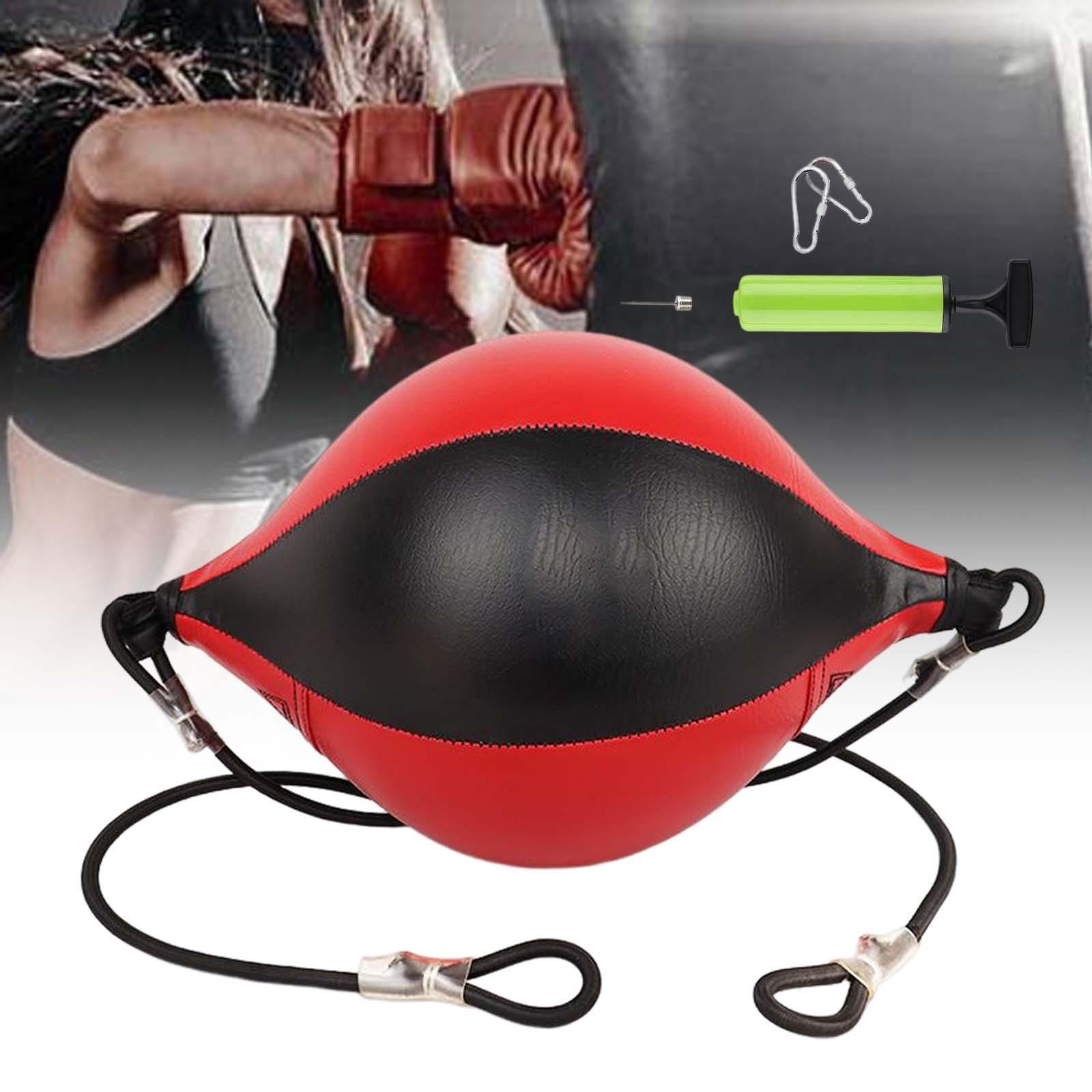 Double End Punching Bag Elastic Rope Portable Inflatable Training Speed Ball