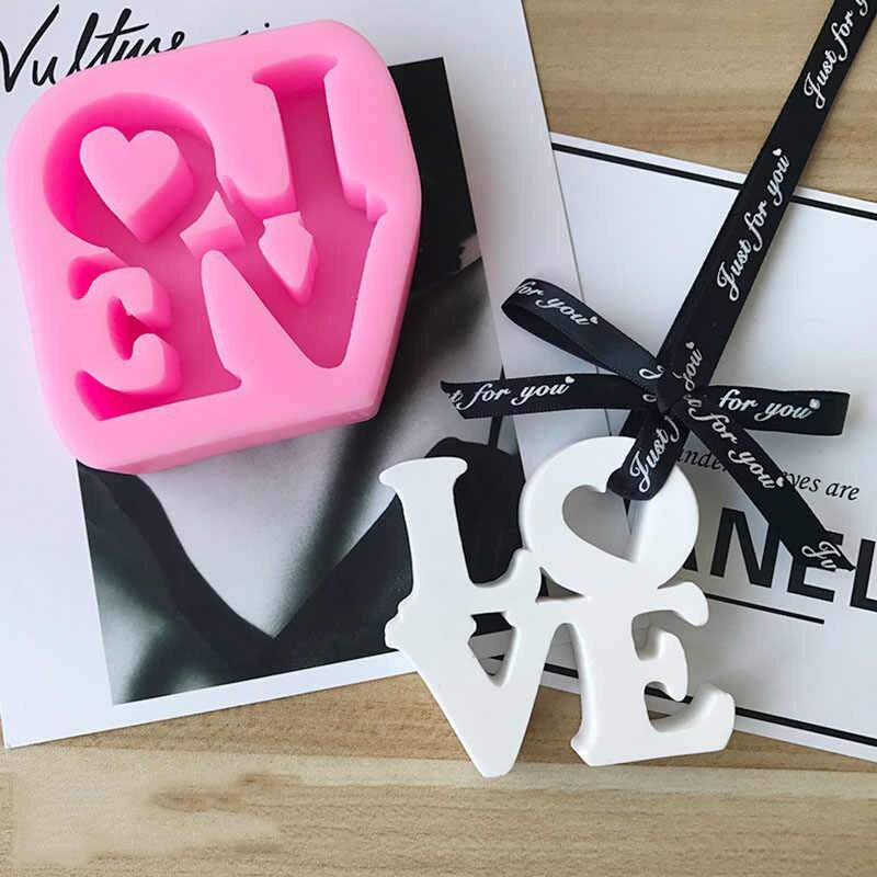 Khuôn rau câu silicon 4D LOVE