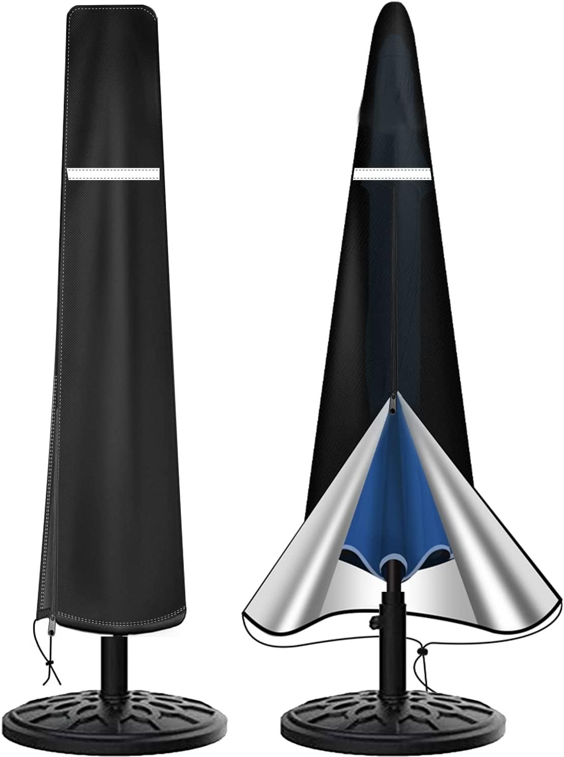 Vỏ Parasol 1PCSA, Vỏ Parasol chống thấm nước, Anti-UN, Vải rộng Oxford Fabric 210D Vỏ bọc cho dùi với dây kéo và túi lưu trữ 190*30VM