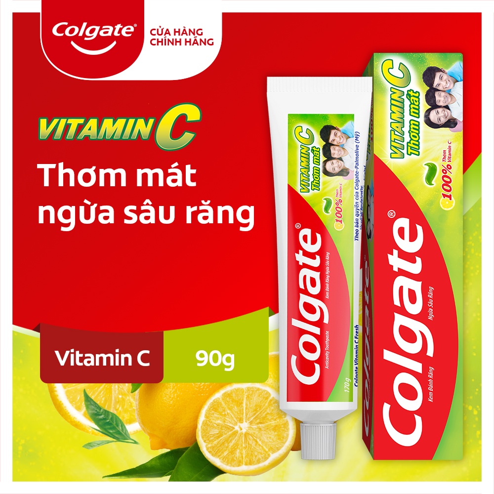 Kem đánh răng Colgate vitamin C 90g