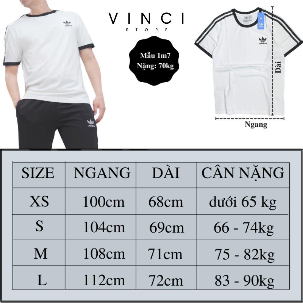 Áo Thun Unisex Cổ Tròn Cotton 3 Lá VNXK