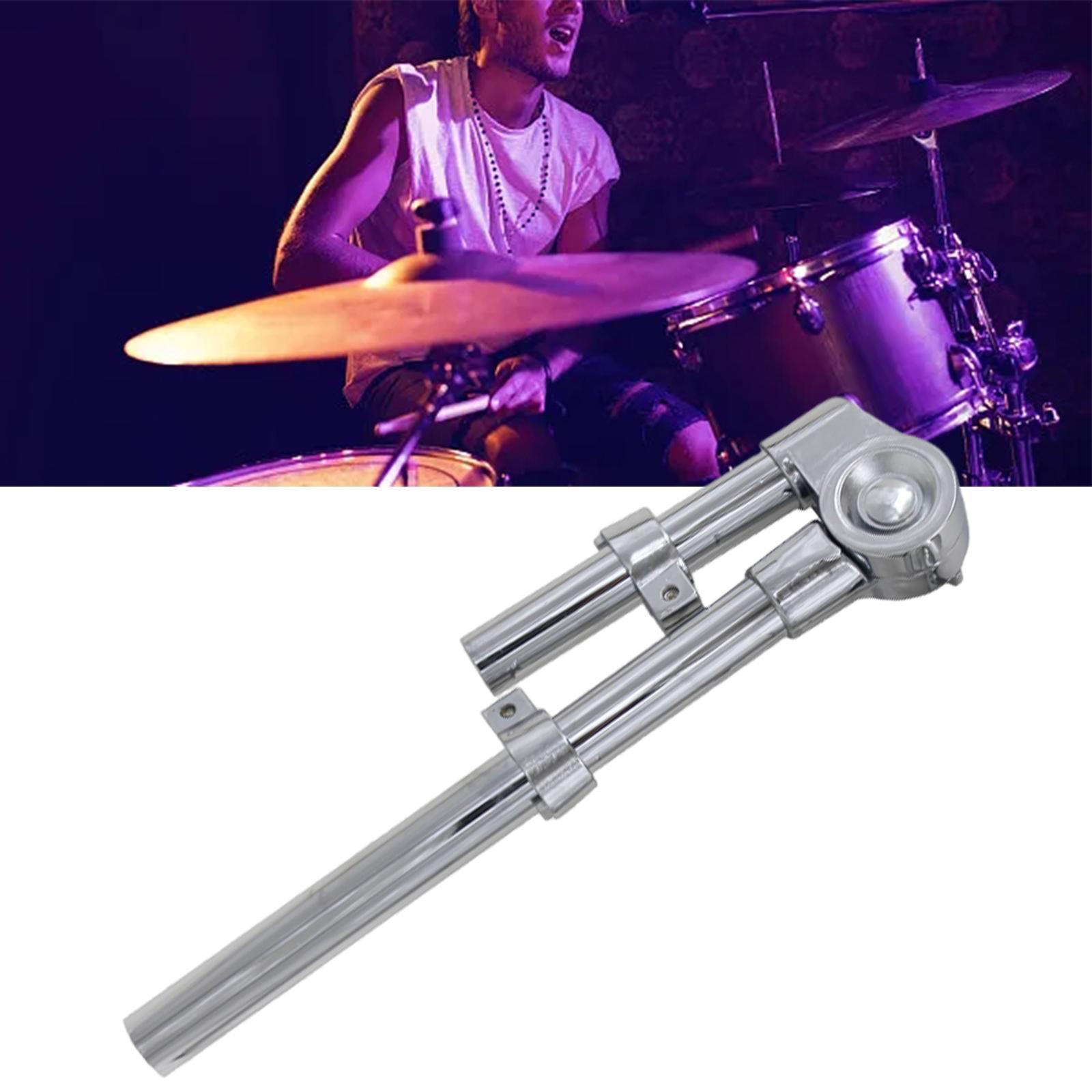 Drum Holder Display Bracket, Tom Drum Mount Stand Hardware, Metal Foldable Tom Holder for Tom Drum, Drummer, Percussion Replacement