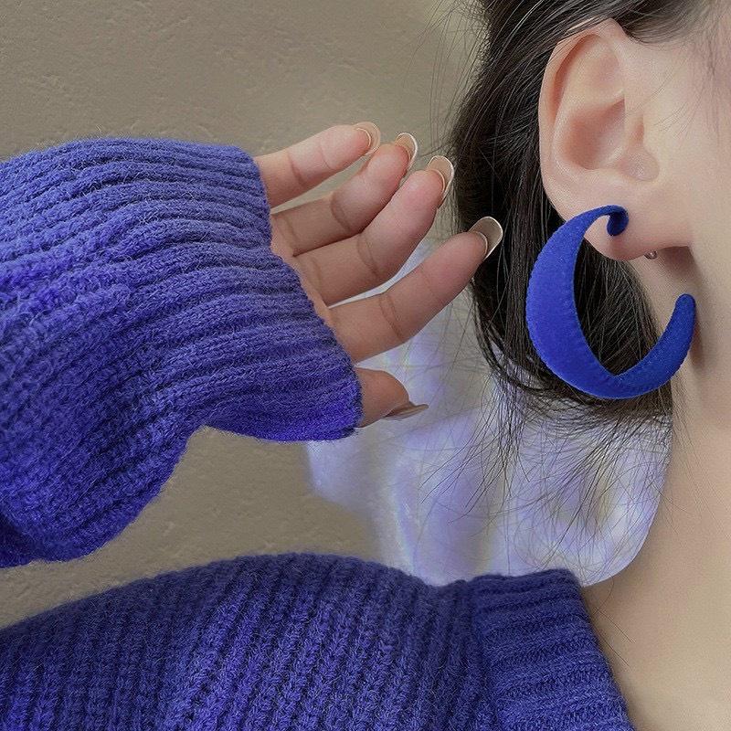 Đôi bông tai vải thời trang nữ NKL 222