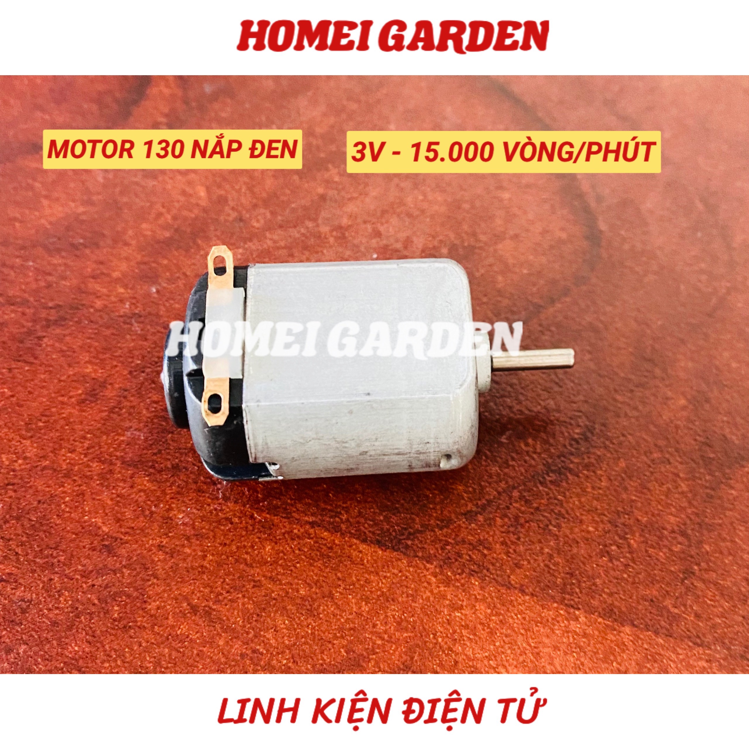 Motor mini 3v mẫu 130 sử dụng nguồn pin mới 100%