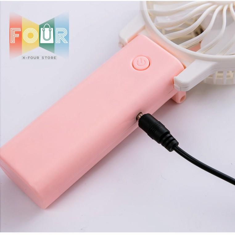 Quạt mini cầm tay 5 Cánh Hình thú dễ thương