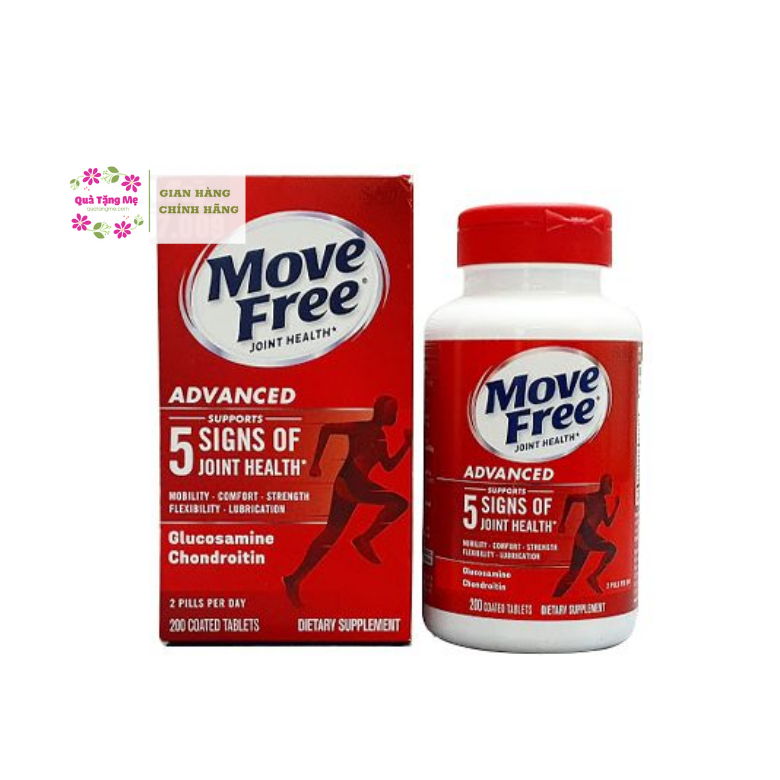 Glucosamine Mỹ Schiff Move Free Joint Health Advanced Glucosamine + Chondroitin - Giảm các triệu chứng đau nhức xương khớp hiệu quả - OZ Slim Store