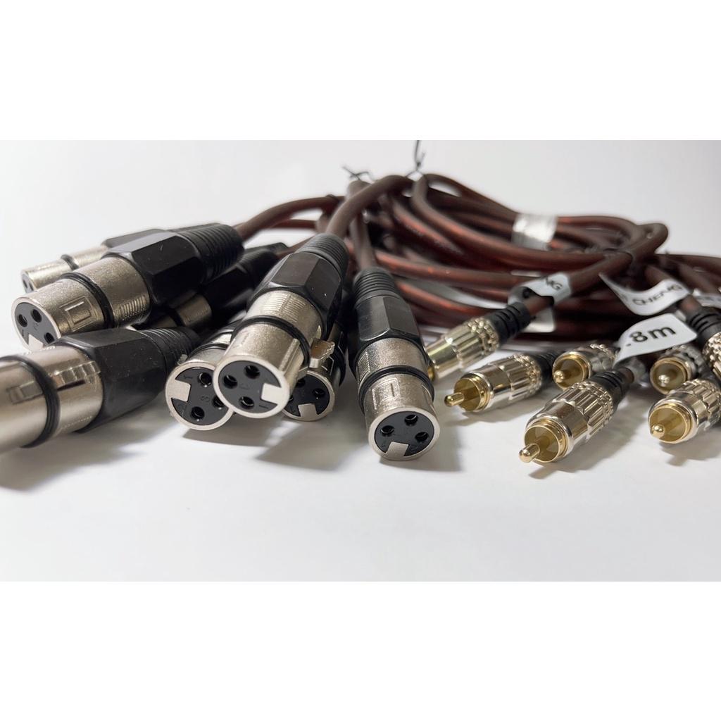 DÂY CÁP ÂM THANH CANON ĐỰC / CÁI -> AV 0.8m hàng đẹp