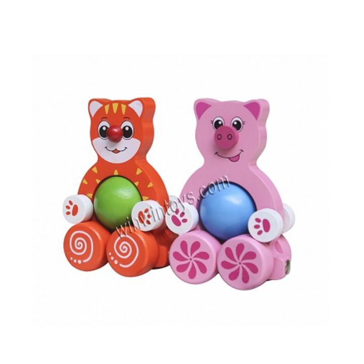 Đồ chơi gỗ Winwintoys - Xe thú 68532