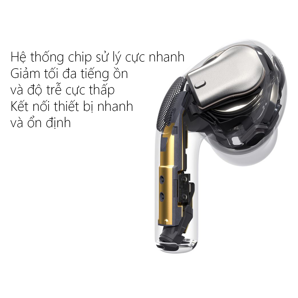 Tai Nghe Bluetooth Không Dây LANITH - TAI0APPRO - Tai Nghe Nhét Tai Thông Minh Airs Pro - Thiết Kế Độc Lạ, Tính Năng Vượt Trội, Âm Thanh Mềm Mượt - Tặng Cáp Sạc 3 Đầu - Hàng Nhập Khẩu