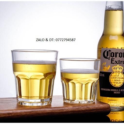 | COMBO 6 | Ly thủy tinh Central Hiball Lùn 250ml chuyên cho quán trà đá , cà phê Nhập khẩu INDONESIA