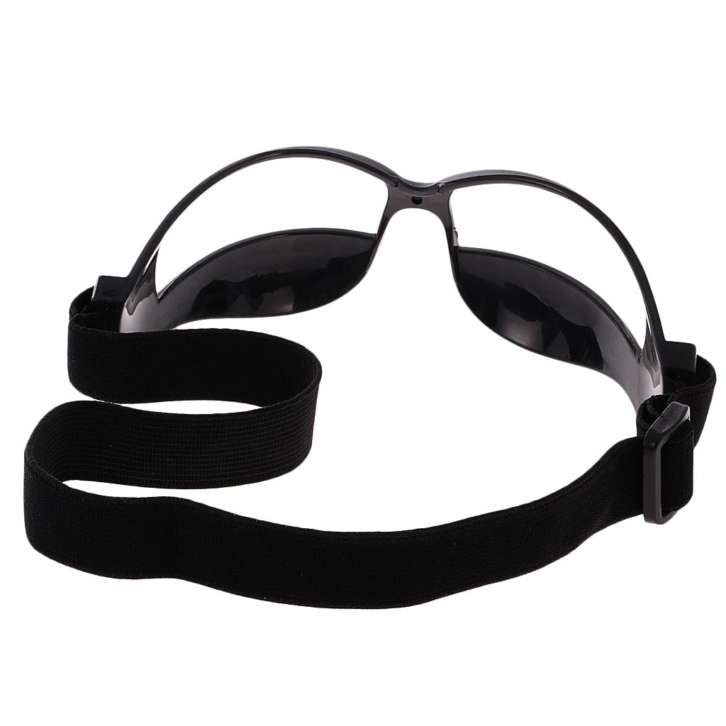 10 Pieces Professional Basketball Glasses Dribble Specs Sports Eyewear Training Goggles Black