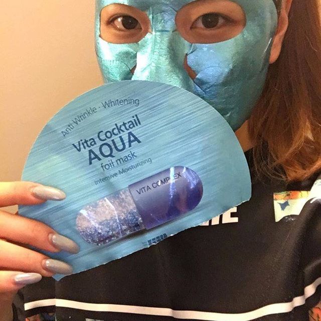 Combo 5 Mặt nạ cấp nước dưỡng da ẩm mượt, săn chắc BNBG Vita Cocktail Aqua Foil Mask - Intensive Moisturizing 30ml x 5