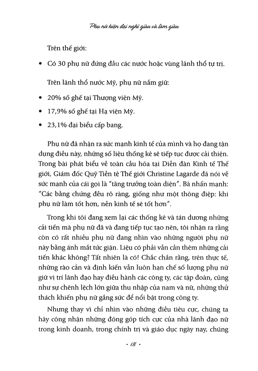 Phụ Nữ Hiện Đại Nghĩ Giàu Và Làm Giàu - Think And Grow Rich For Women - FN