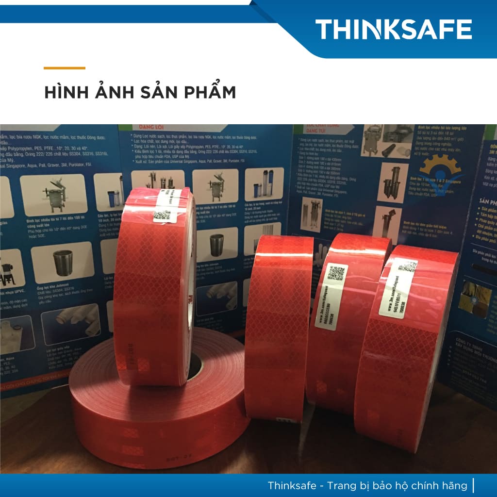 Băng keo phản quang 3M 983 phản quang cấu trúc kim cương, chuyên dùng phản quang xe máy, ôtô nhà xưởng