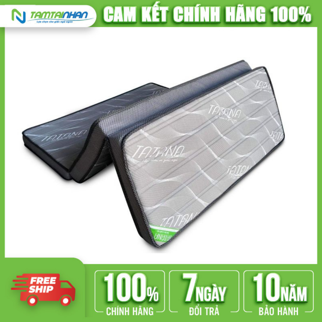 Nệm Cao Su Tổng Hợp Vải Gấm Lạnh Tatana Dạng Gấp 3