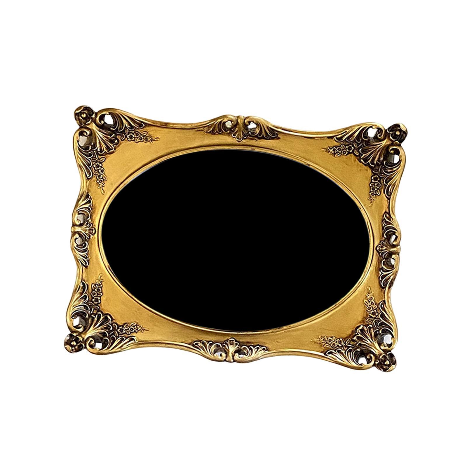 Hand Carved Floral Resin Photo Frame Office European Style Picture Frame