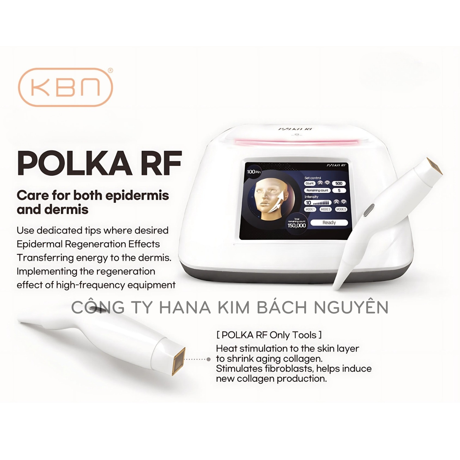 Máy Nâng Cơ POLKA RF Hàn Quốc Xóa Nhăn, Trẻ Hóa Da