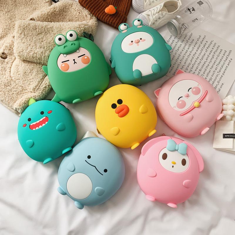 Bé gái Bé Trai Lưng Dẻo Silicone Trẻ Em Ba Lô Hoạt Hình Dễ Thương Mẫu Giáo Schoolbag Trẻ Em Túi Du Lịch Trẻ Em Học Túi