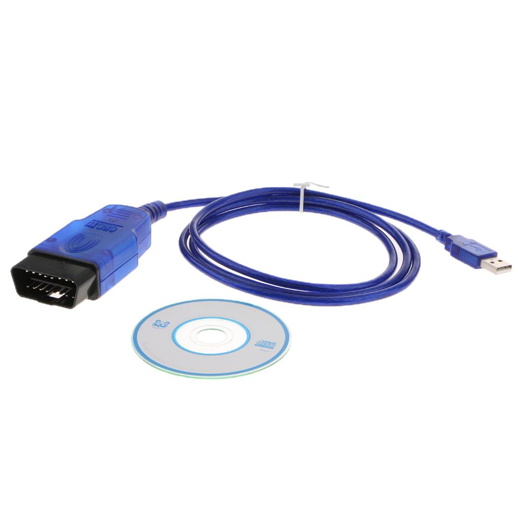 VAG KKL USB Fiat Ecu Scan OBD OBD2 Diagnostic Scanner Cable Tool for Opel