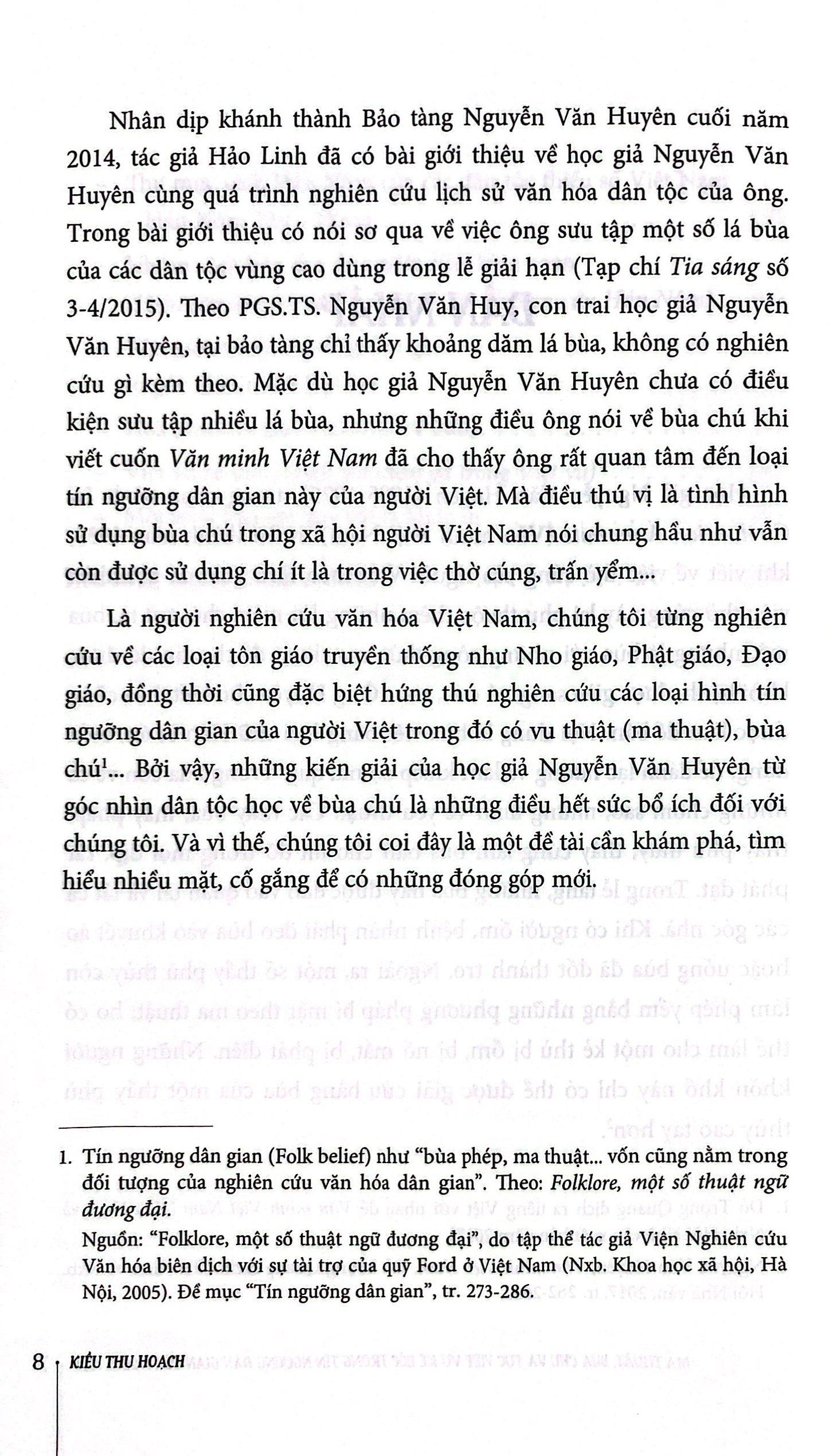 Ma Thuật, Bùa Chú Và Tục Việt Vu Kê Bốc Trong Tín Ngưỡng Dân Gian Của Người Việt