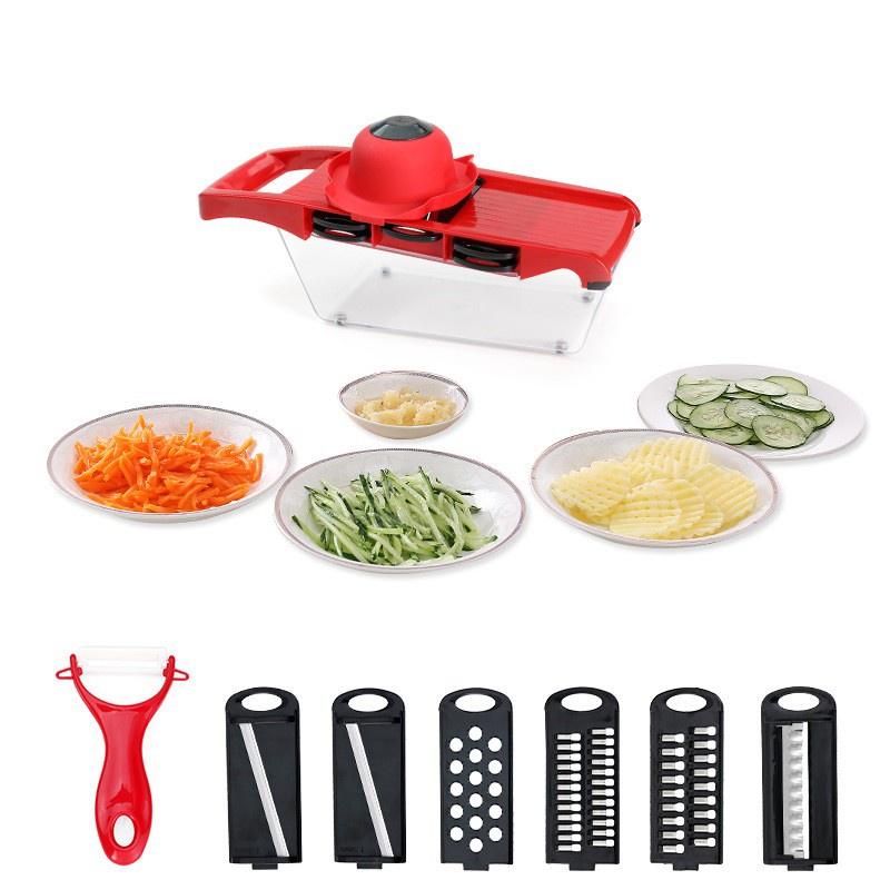 Bộ Dụng Cụ Cắt Gọt Rau Củ Quả Đa Năng 6in1 Máy Thái Rau Củ Quả Đa Năng