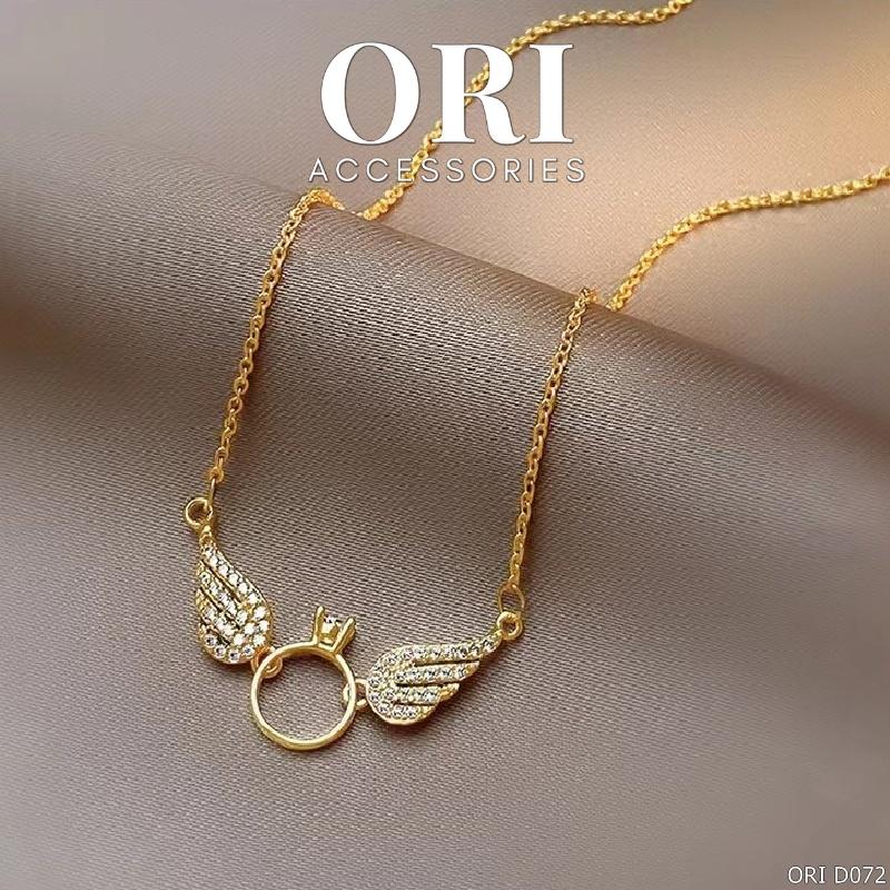 Dây chuyền nữ đôi cánh thiên thần Angel xinh xắn thời trang ORI ACCESSORIES D072