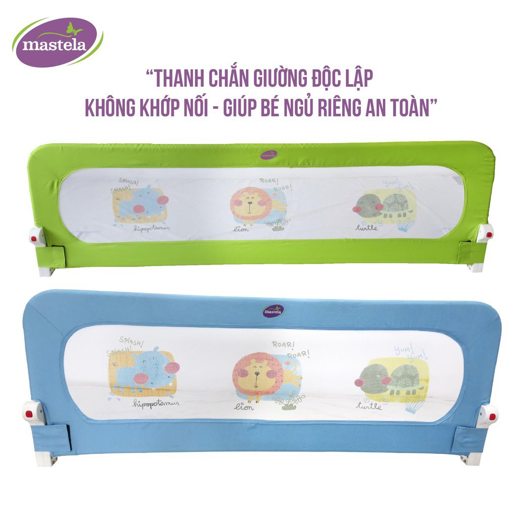 Thanh chắn giường an toàn cho bé chính hãng Mastela BR002 1.8m, loại 1 thanh chắn độc lập chắc chắn, vải lưới thoáng khí