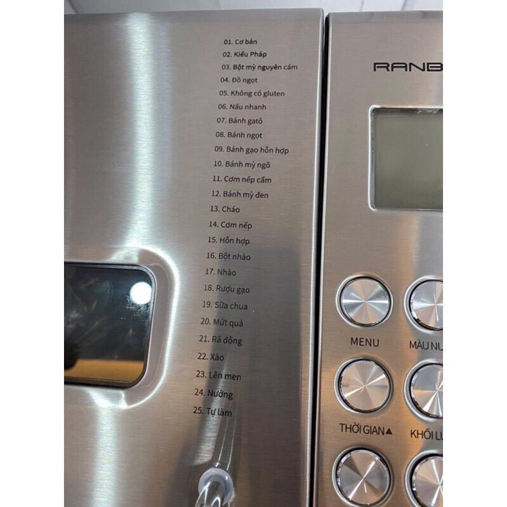 Máy làm bánh mì tự động FTAKY tại nhà quá dễ và nhanh chóng, có 3 cỡ bánh với 25 chức năng - HÀNG CHÍNH HÃNG