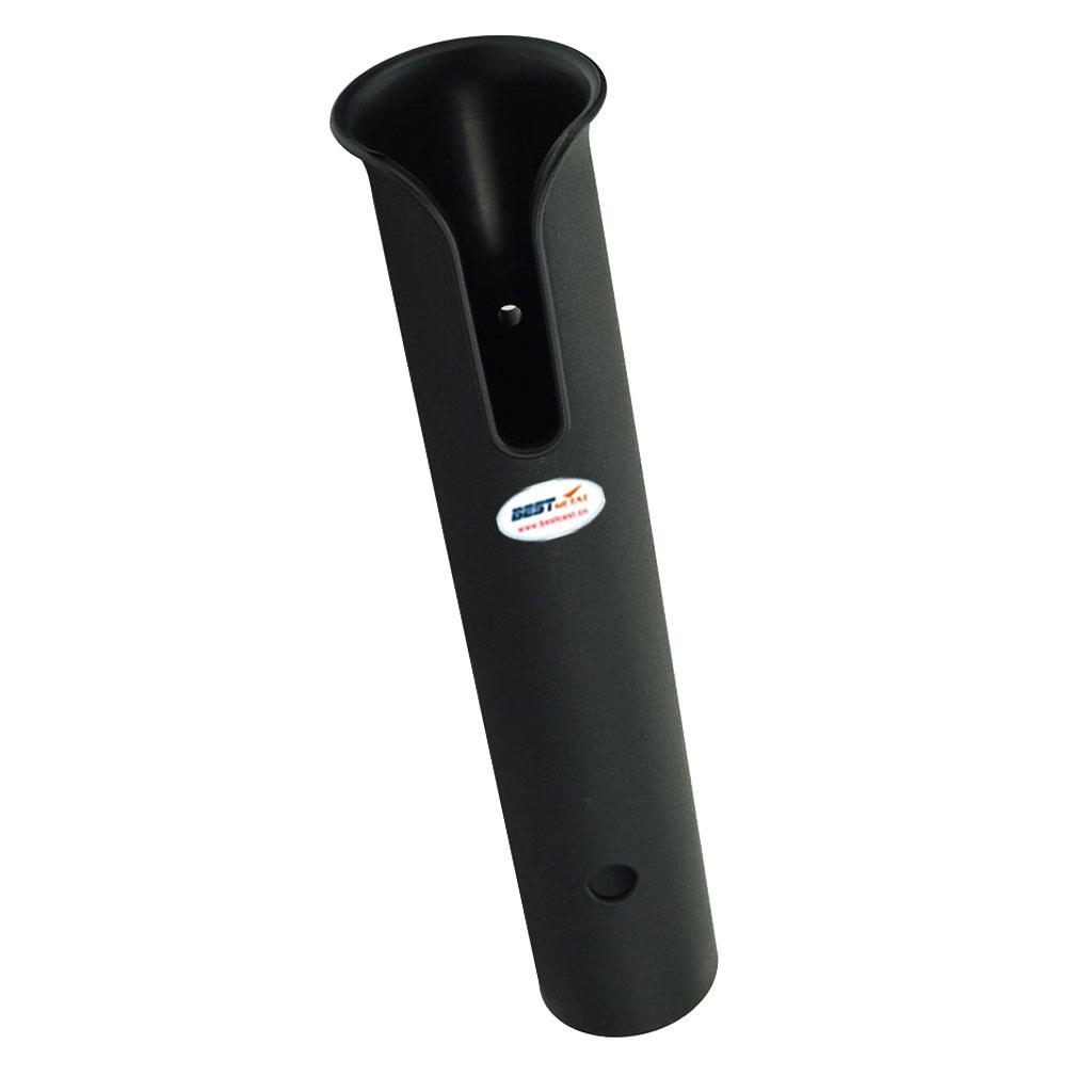 Black ABS  Fishing Rod Rack Holder Tube Mount Marine Boat Yacht