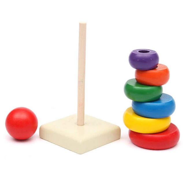 Combo 6 Món Đồ Chơi Giáo Dục Bằng Gỗ Phát Triển Trí Tuệ Cho Bé