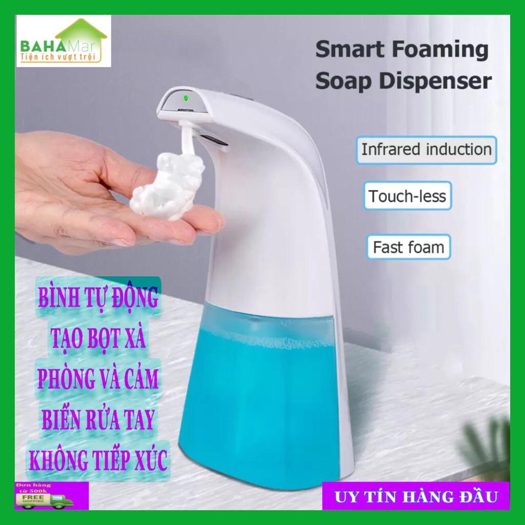 BÌNH TỰ ĐỘNG TẠO BỌT XÀ PHÒNG VÀ CẢM BIẾN RỬA TAY KHÔNG TIẾP XÚC "BAHAMAR" Dễ dàng lắp đặt, xà phòng hoặc nước rửa tay