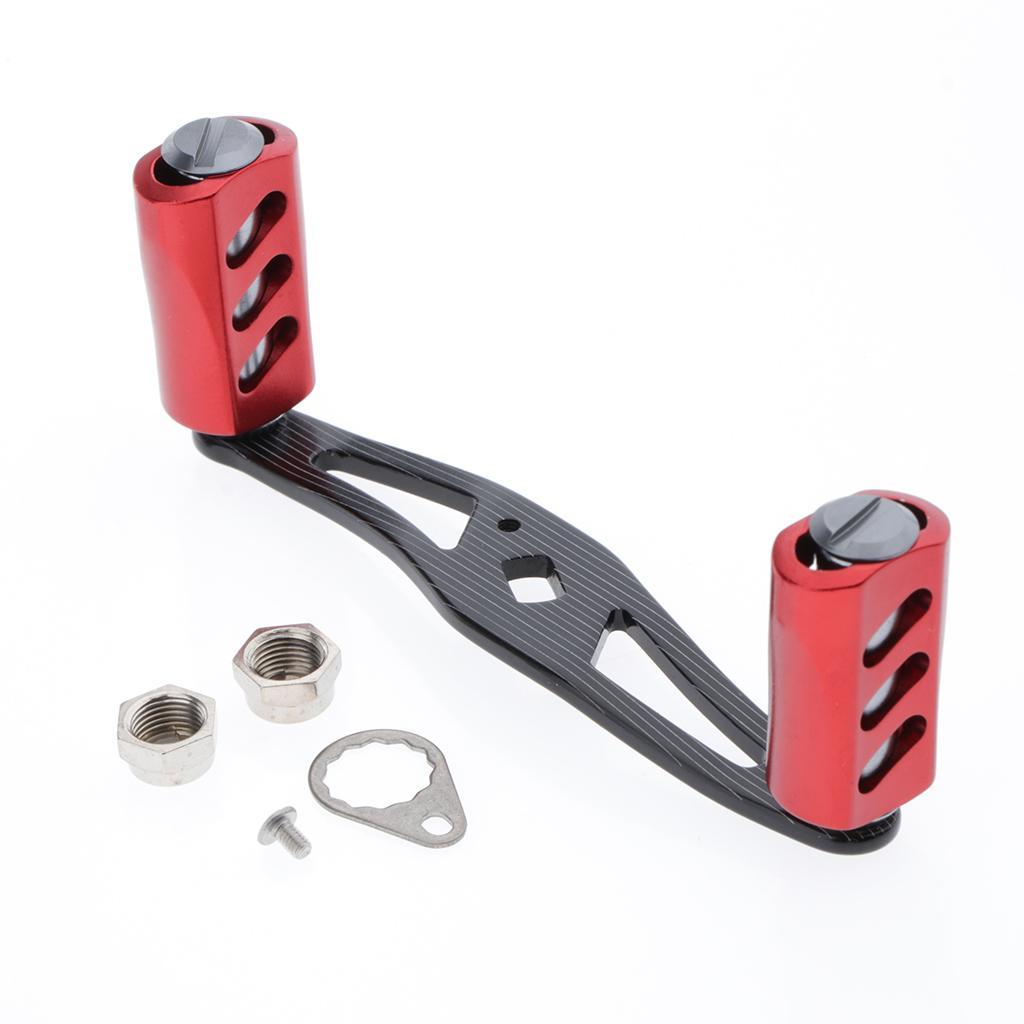Reel Handle for Baitcasting Drum Raft Reel Single Handle - Red