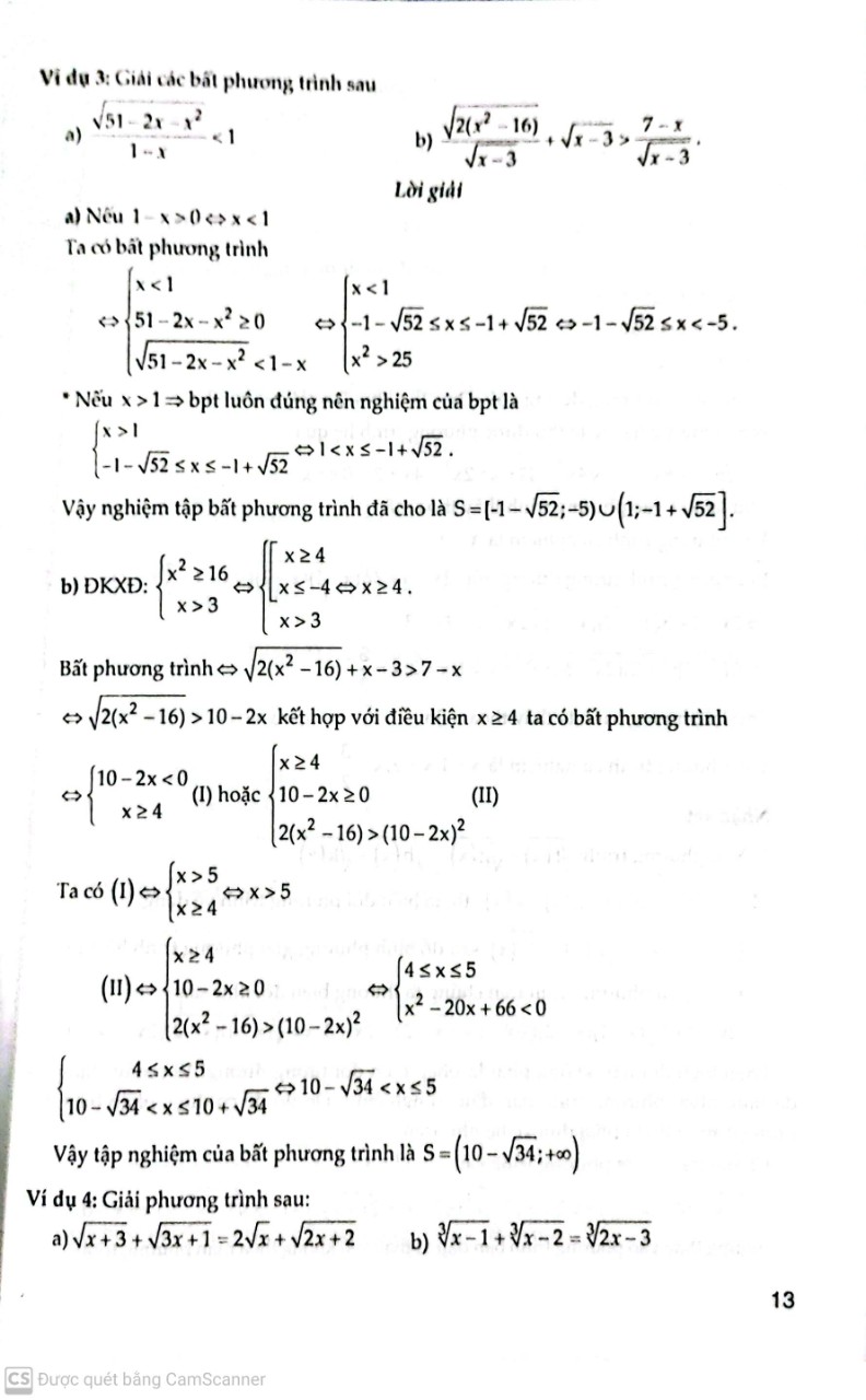 Sách - Bí quyết đạt điểm 10 chuyên đề Phương trình bất phương trình hệ bất phương trình bất đẳng thức và bài toán Min, Max