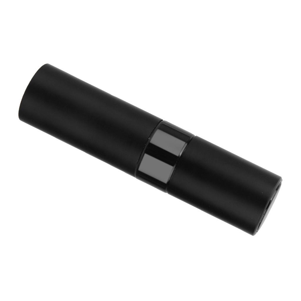 4X 8ml Refillable Rotation Perfume Atomizer Empty Spray Bottle Black