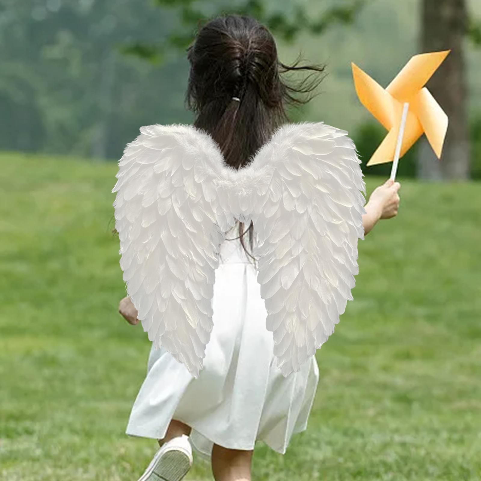 Angel Wing Cosplay Halloween Costume Accessories Funny Dress up Decorative  for Birthday Photo Props Holiday