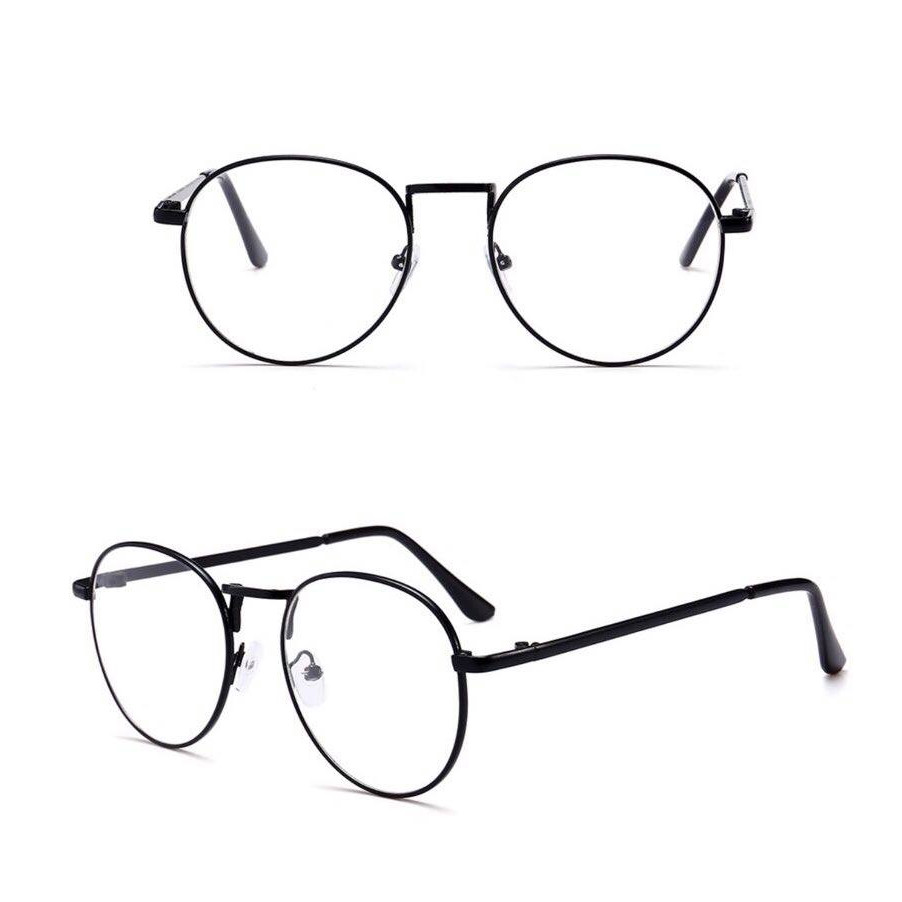 Kính xinh, Kính Mắt tròn kim loại phong cách Vintage Korea + tặng tuavit Kính Xinh mini đa năng