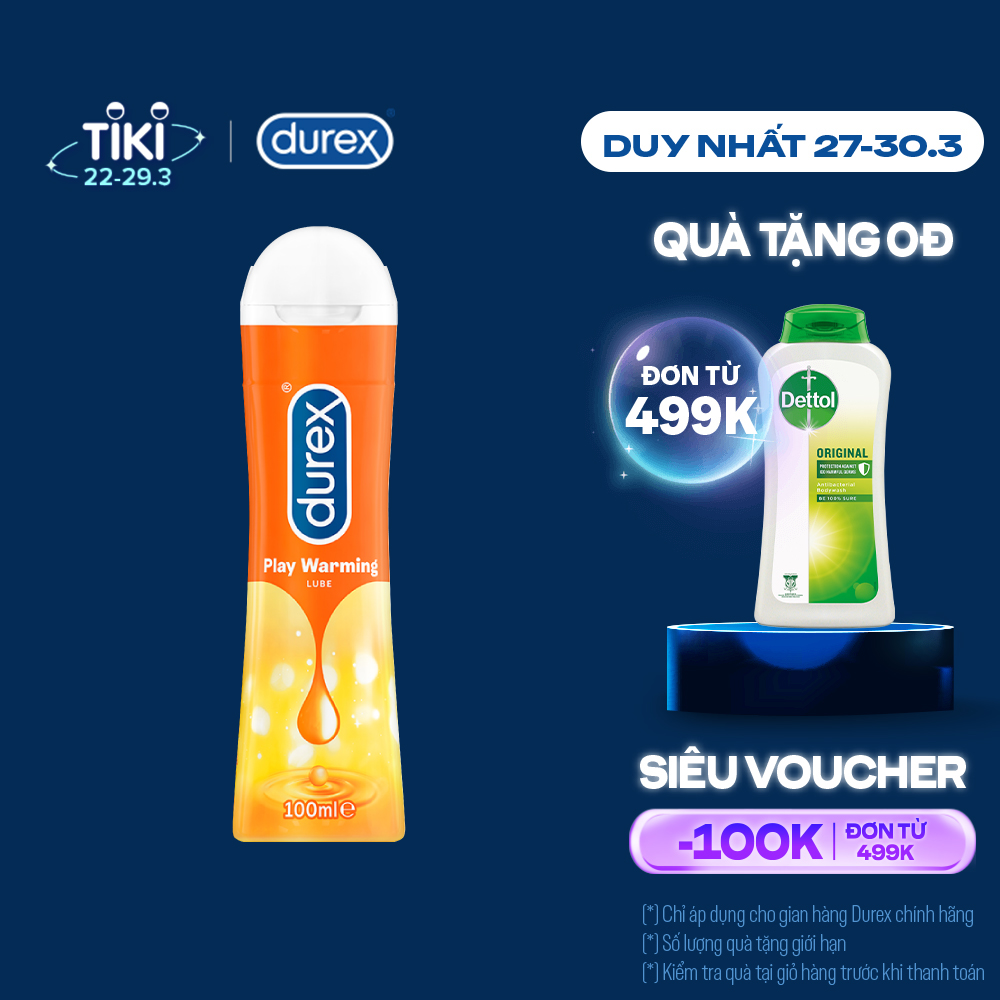 Gel bôi trơn Durex Play Warming 100ml