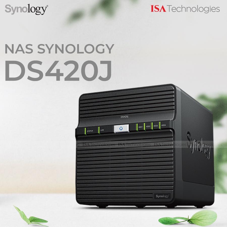 Thiết Bị Lưu Trữ Nas Synology DS420J Hàng Chính Hãng