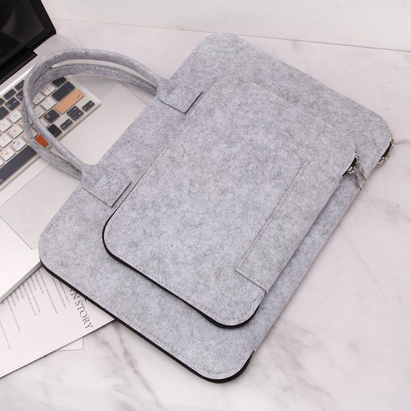 Thời Trang Di Động Túi Nỉ Túi Đựng Laptop 11.6 13.3 15.6 17.3 Inch Túi Máy Tính Dành Cho MacBook Pro 13 Ốp Lưng Xiaomi samsung HP Túi Xách